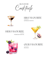 Load image into Gallery viewer, Signature Cocktails Sign
