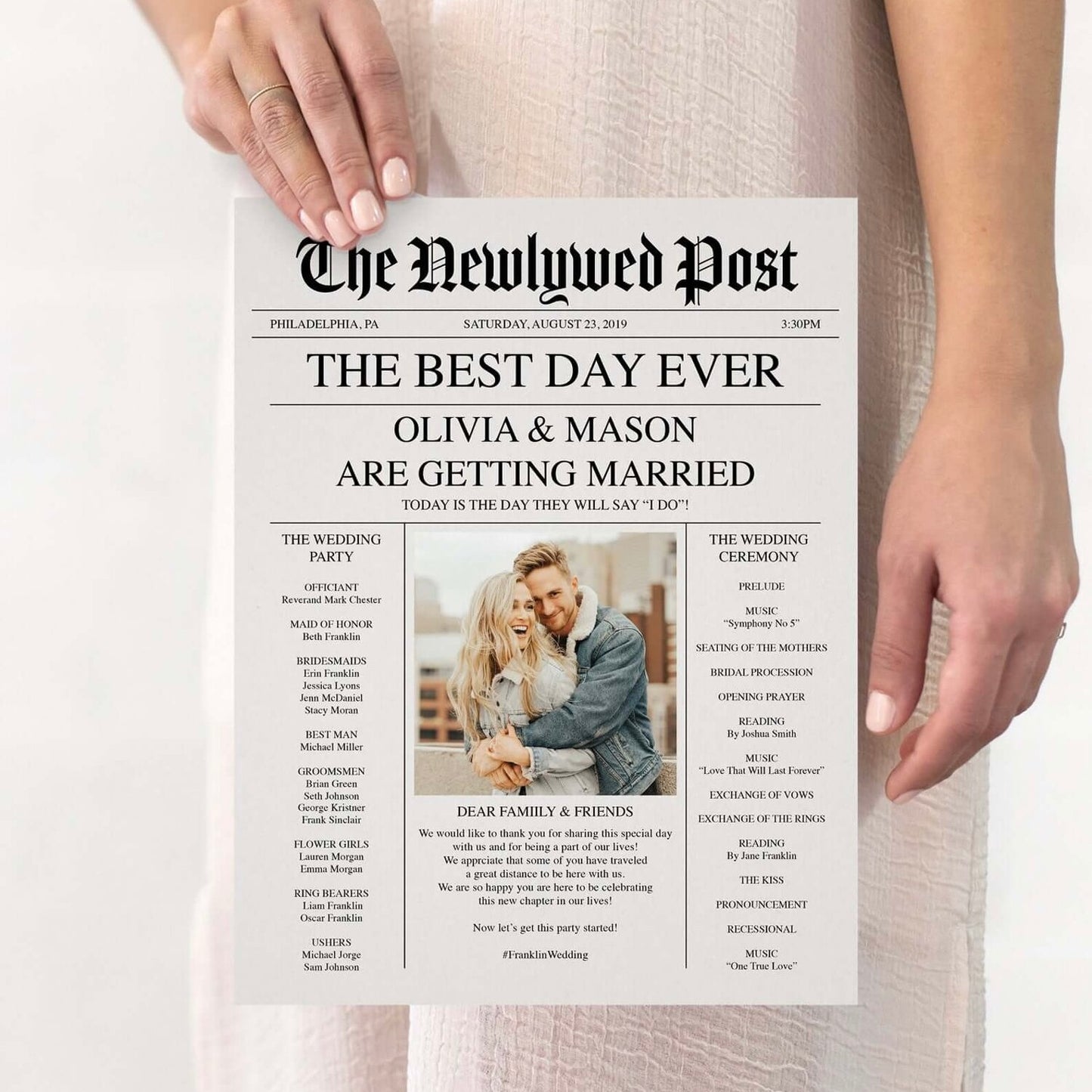 Newly Wed Post (10 pack) - Wedding Newspapers