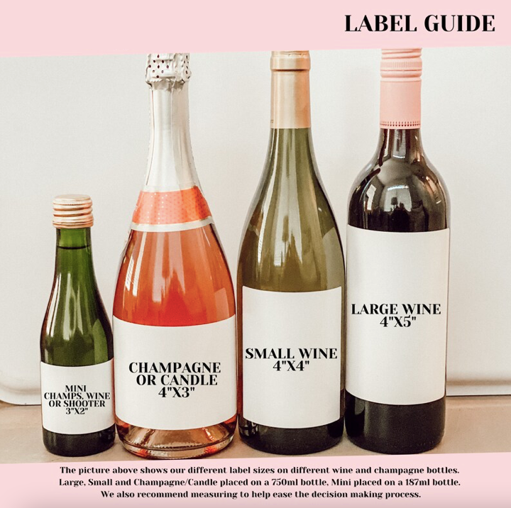 Bottle Label - Champagne Style