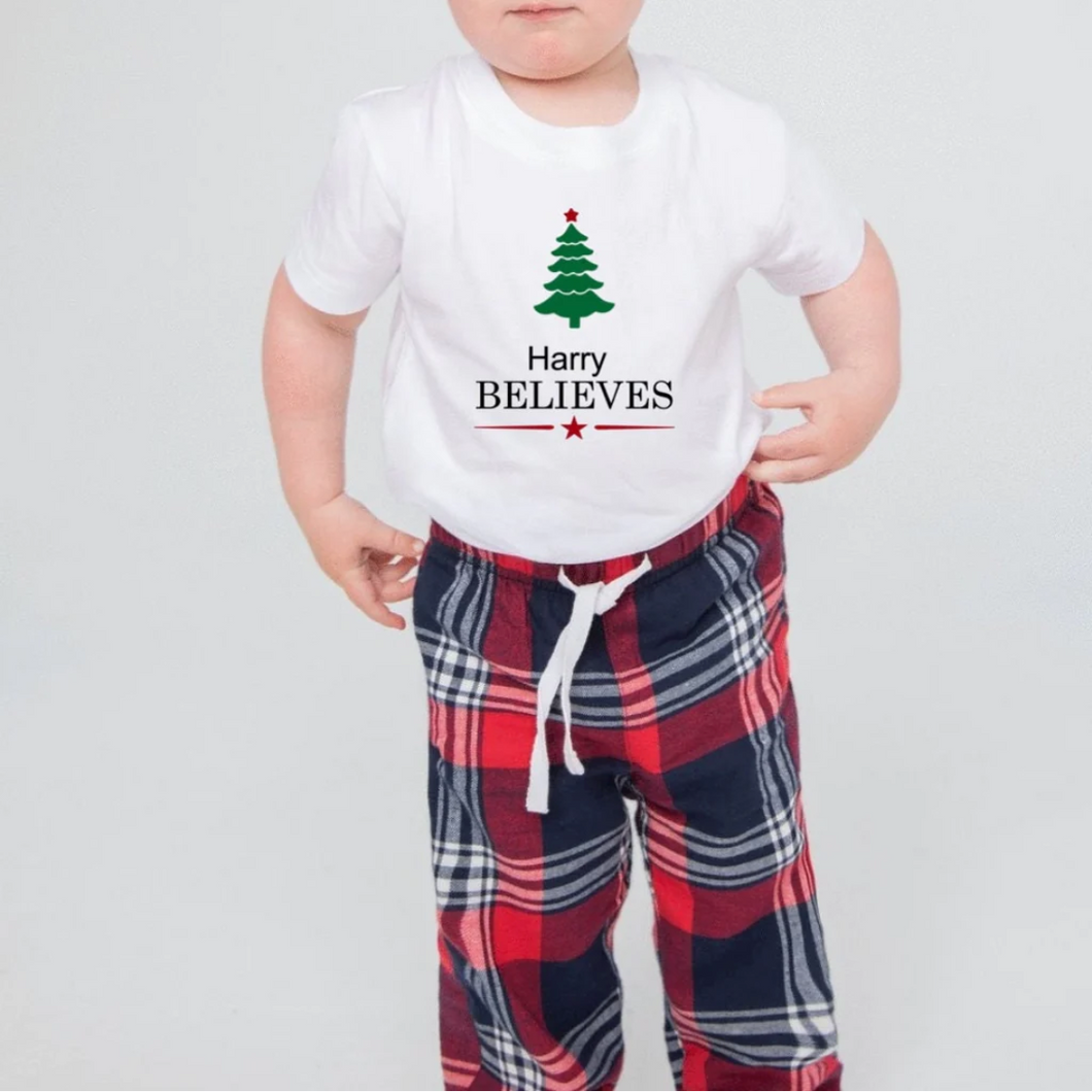 Family Believes Christmas Pyjamas
