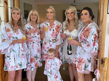 Load image into Gallery viewer, Floral Ruffle Robes (Adults and Kids)
