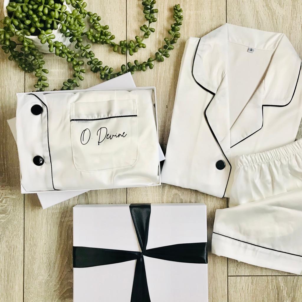 Gift Boxed Silk Style Pyjama (Shorts)