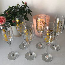 Load image into Gallery viewer, Wedding Party Champagne Flutes
