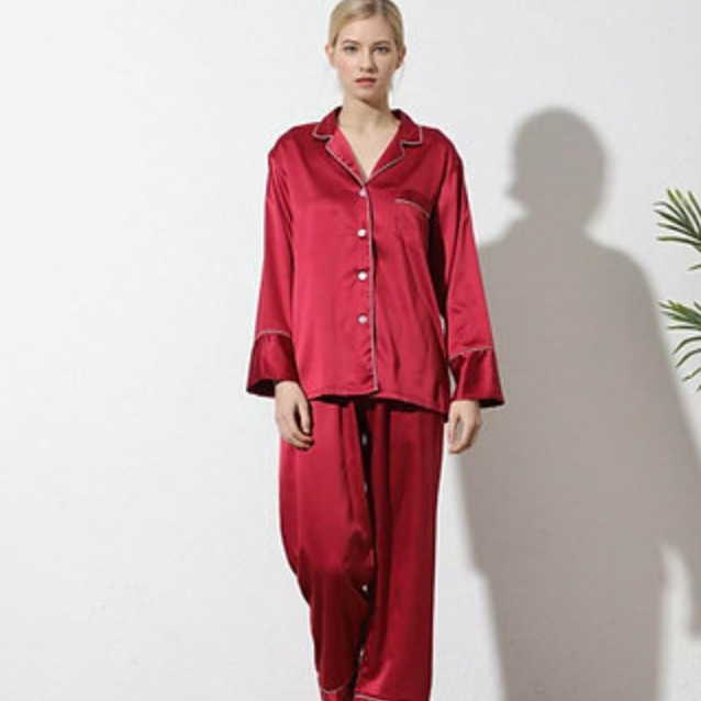 Long Sleeved Pyjama Set - PRINT ON BACK