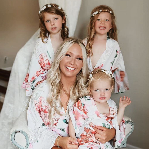 Floral Ruffle Robes (Adults and Kids)