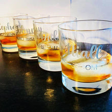 Load image into Gallery viewer, Wedding Party Whiskey/Rum Glass

