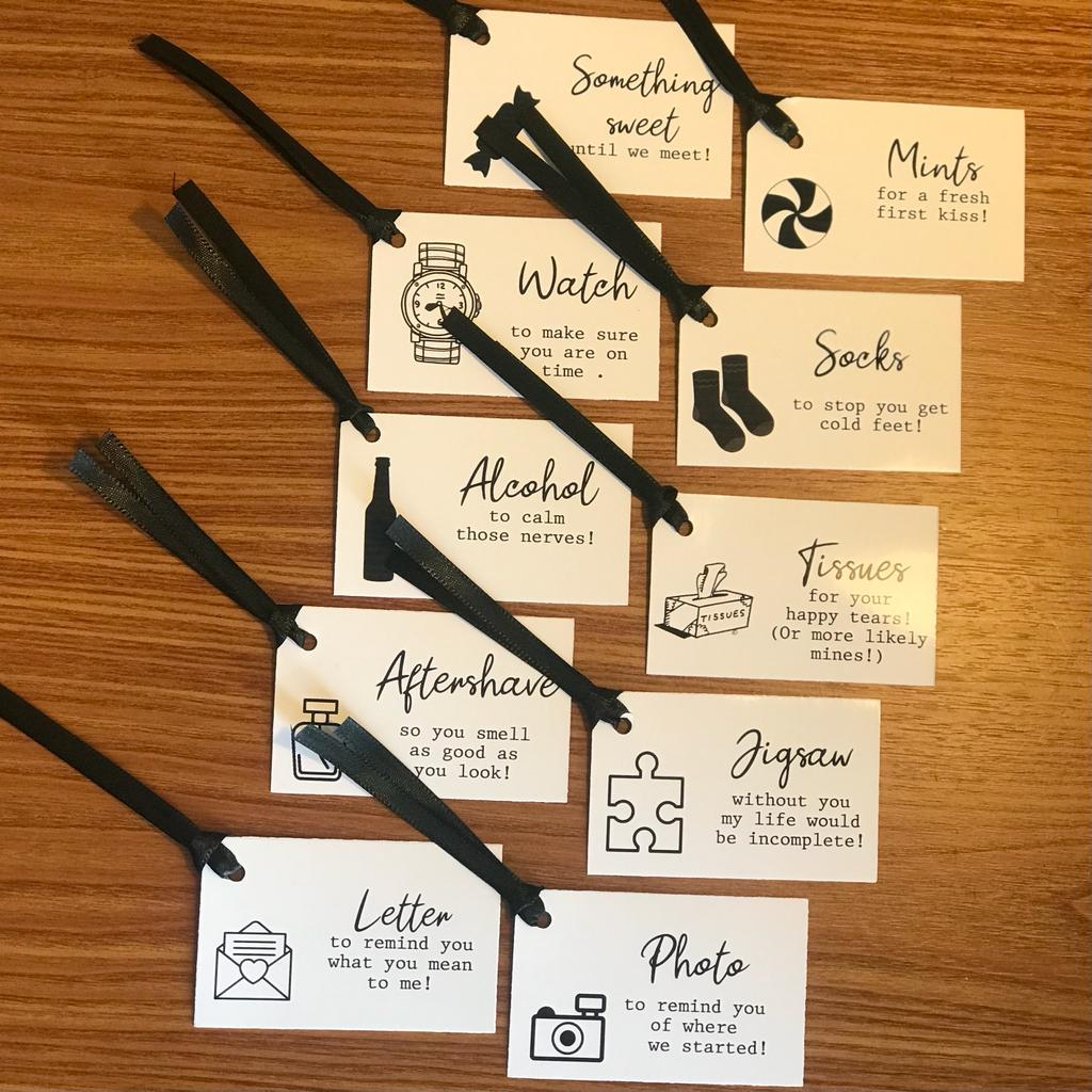 Grooms Gift Tags