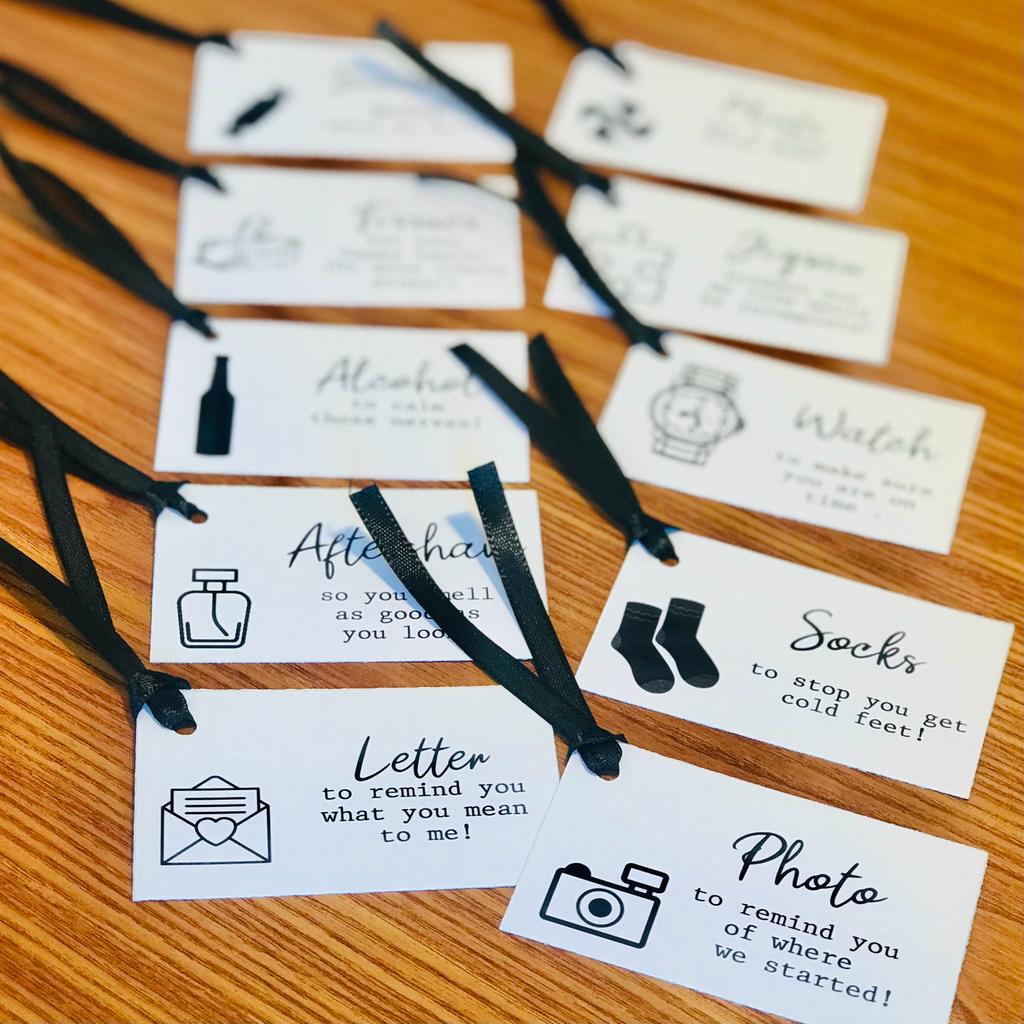 Grooms Gift Tags