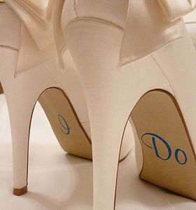 Wedding Shoe Decals