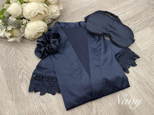 Load image into Gallery viewer, Kids Lace Trim Robe
